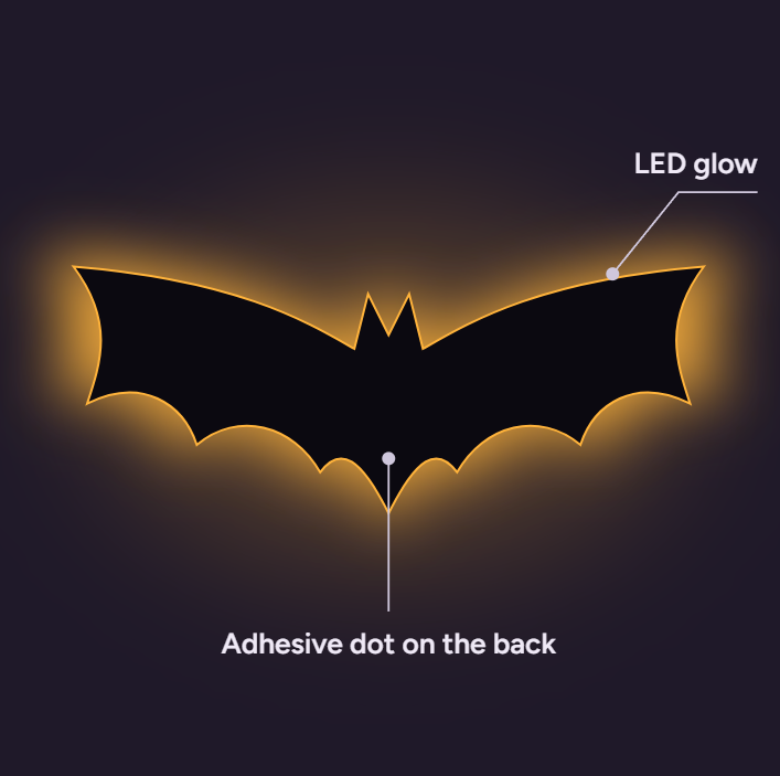3D LED Bat Lights